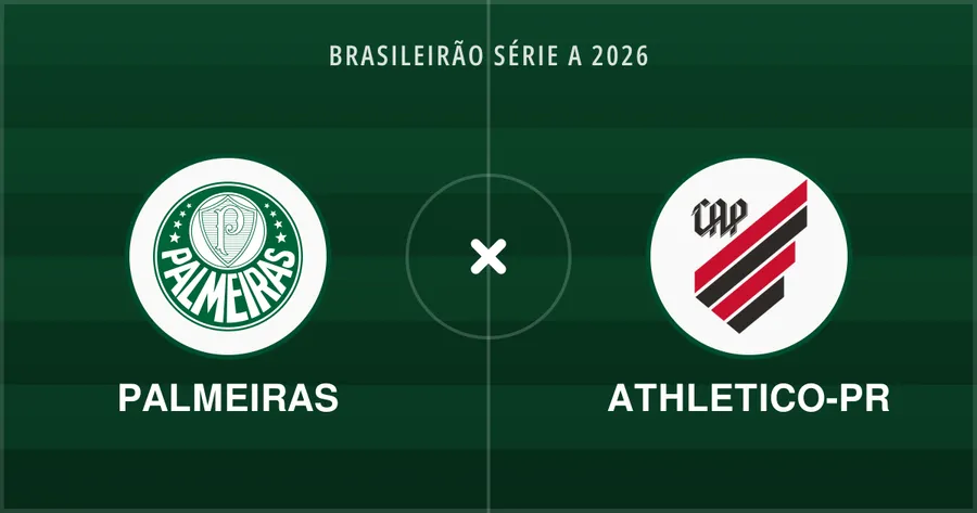 Verdão manda ver! Palmeiras bate Athletico-PR por 2 a 0 pelo Brasileirão Série A 2026